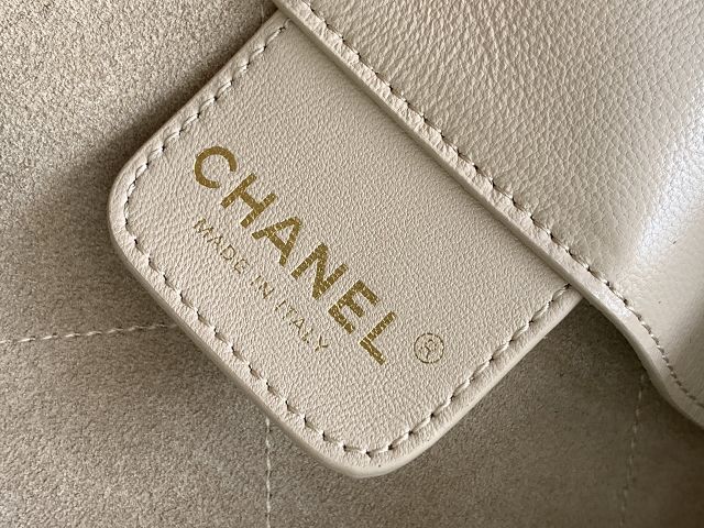 CC original lambskin hobo handbag AS5403 beige