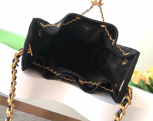 CC original suede 25 small handbag AS5293 black