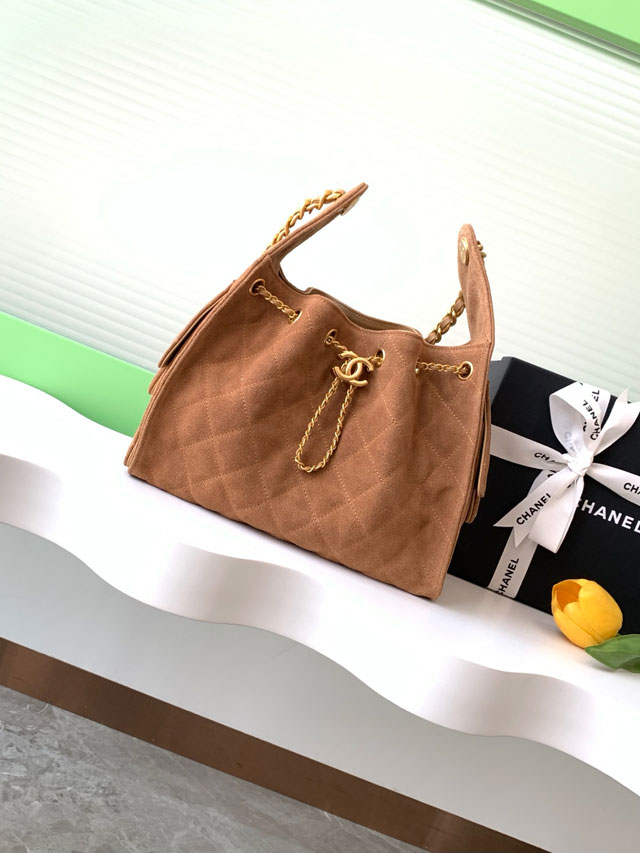 CC original suede 25 small handbag AS5293 brown