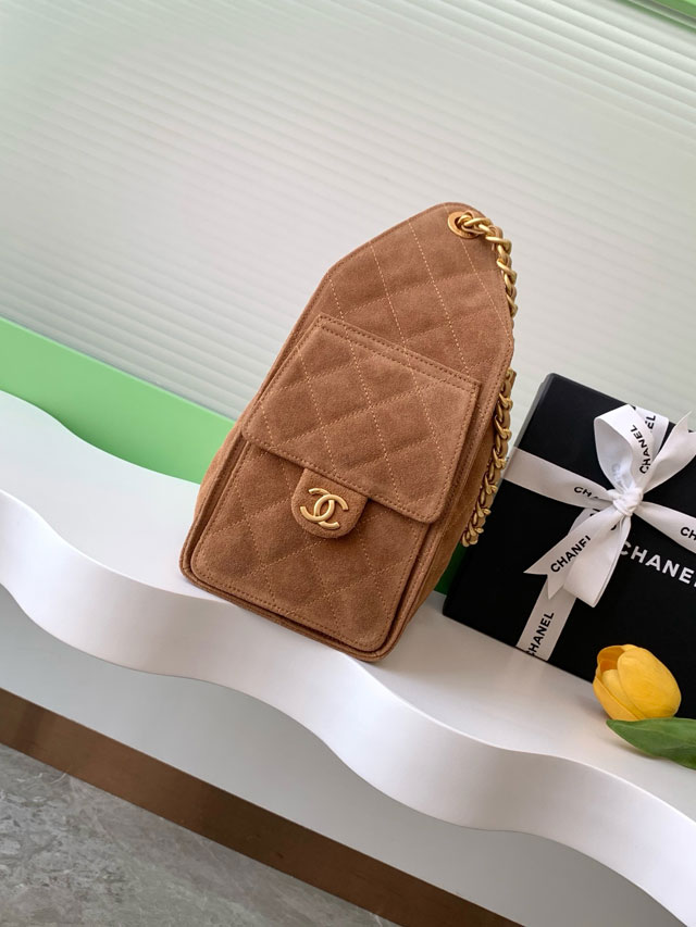 CC original suede 25 small handbag AS5293 brown
