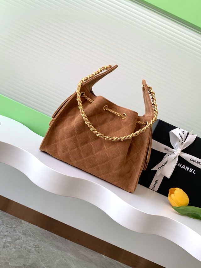 CC original suede 25 small handbag AS5293 brown