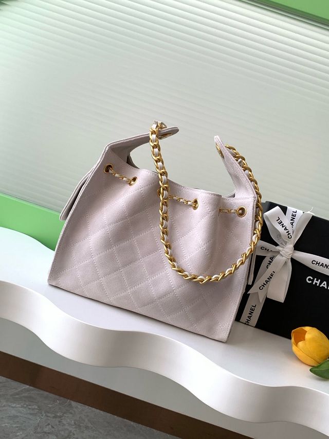 CC original suede 25 small handbag AS5293 light grey