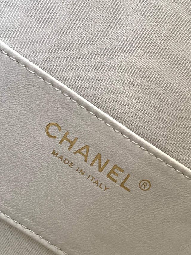 CC original suede 25 small handbag AS5293 light grey