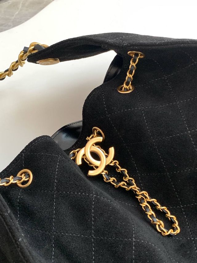 CC original suede 25 medium handbag AS5311 black
