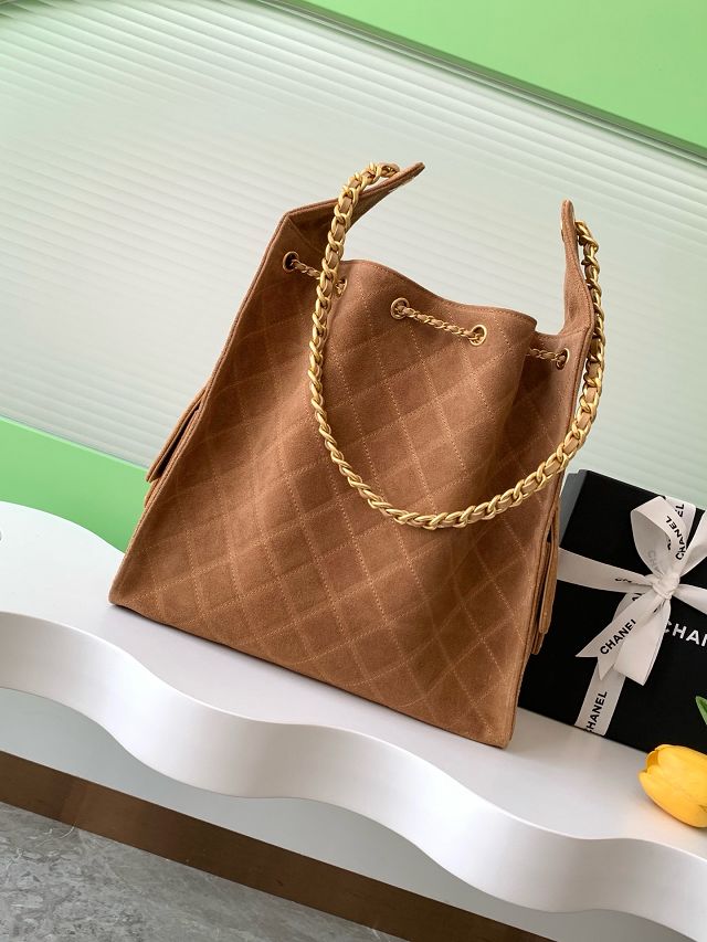 CC original suede 25 medium handbag AS5311 brown