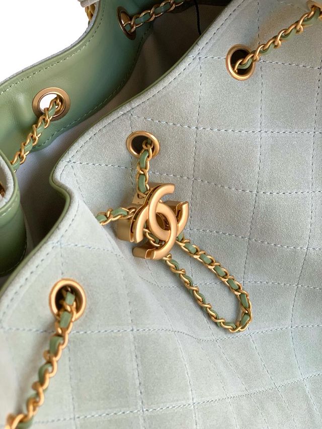 CC original suede 25 medium handbag AS5311 light green