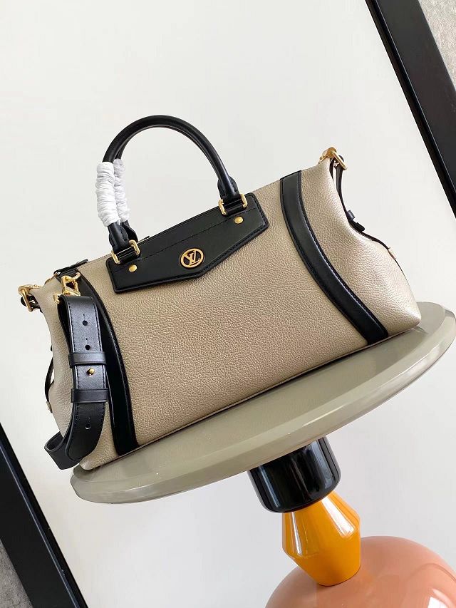 Louis vuitton original calfskin LV biker MM M14702 grey