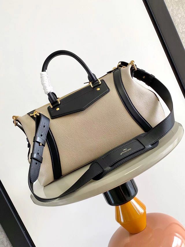 Louis vuitton original calfskin LV biker MM M14702 grey