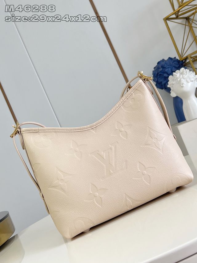 Louis vuitton original calfskin carryAll pm M14321 dune