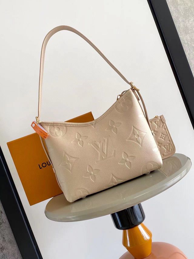 Louis vuitton original calfskin carryAll pm M14321 dune