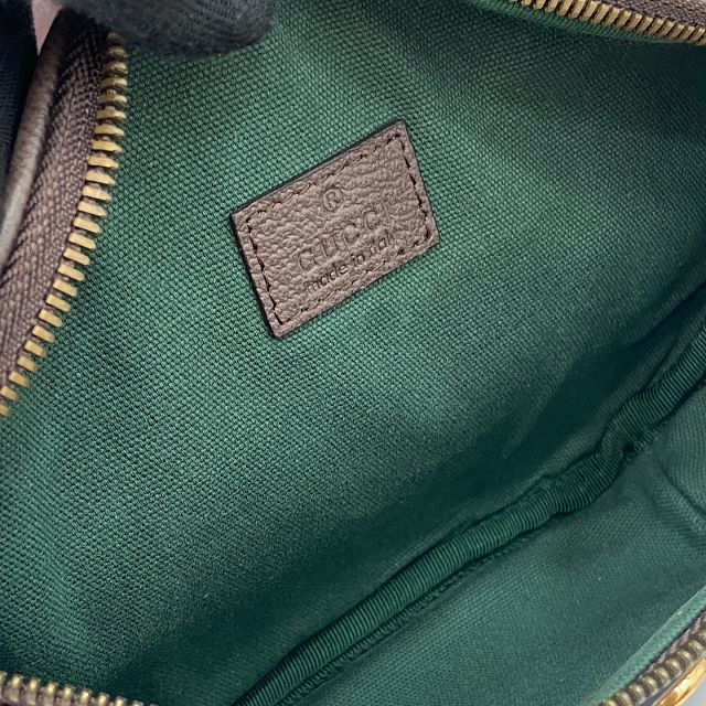 GG original fabric ophidia small belt bag 839106 brown