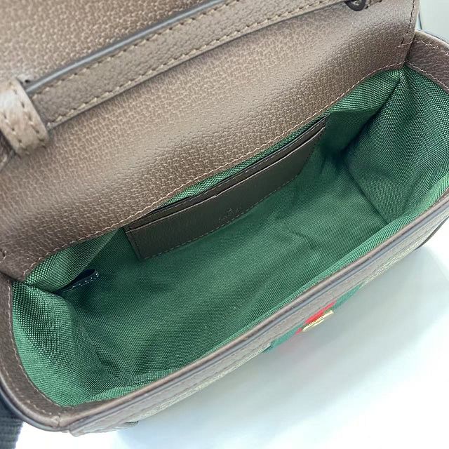 GG original fabric ophidia mini shoulder bag 838481 brown