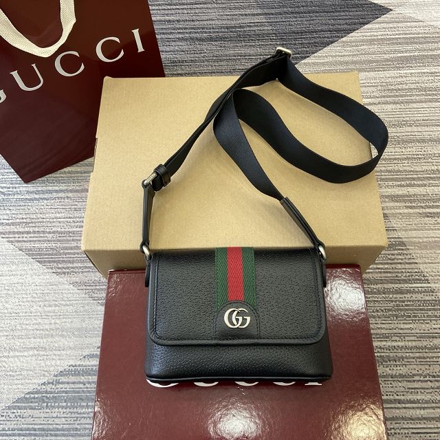 GG original calfskin ophidia mini bag 838599 black