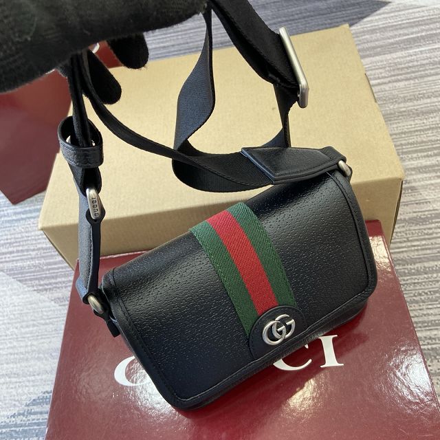 GG original calfskin ophidia mini bag 838599 black