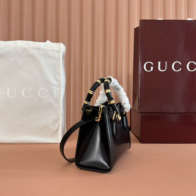 GG original calfskin diana small tote bag 832936 black