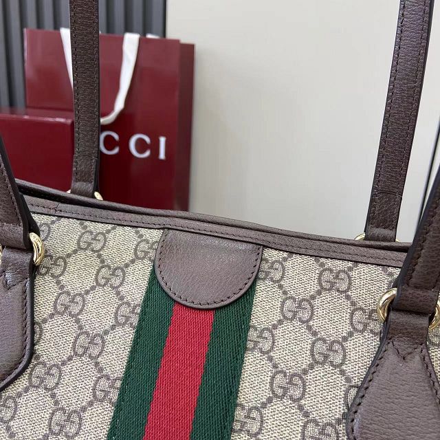 GG original fabric ophidia large tote bag 836829 brown