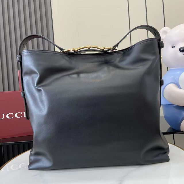 GG original calfskin beatrix large tote bag 850546 black
