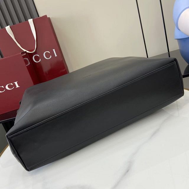 GG original calfskin beatrix large tote bag 850546 black