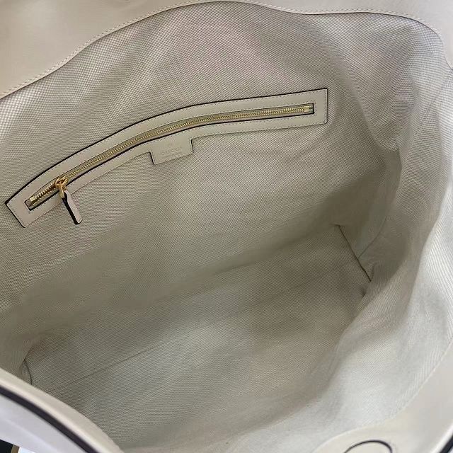 GG original calfskin beatrix large tote bag 850546 white