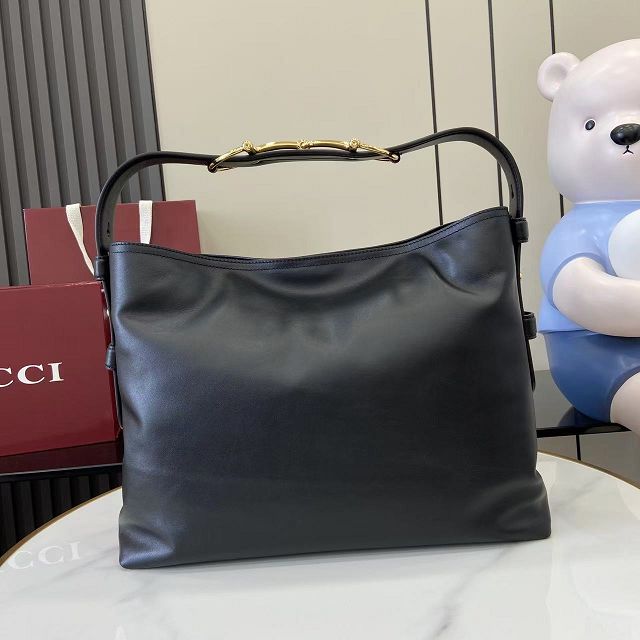 GG original calfskin beatrix medium tote bag 850926 black