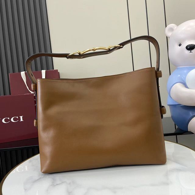 GG original calfskin beatrix medium tote bag 850926 brown
