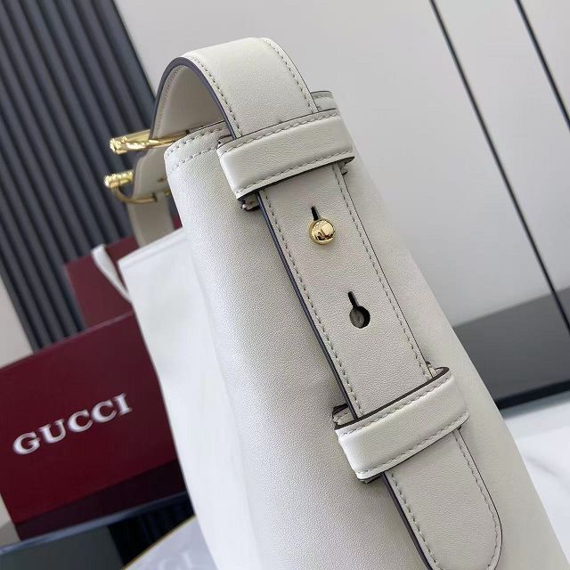 GG original calfskin beatrix medium tote bag 850926 white