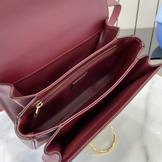 GG original calfskin siena small shoulder bag 846705 bordeaux