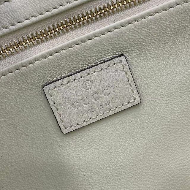 GG original calfskin siena small shoulder bag 846705 white