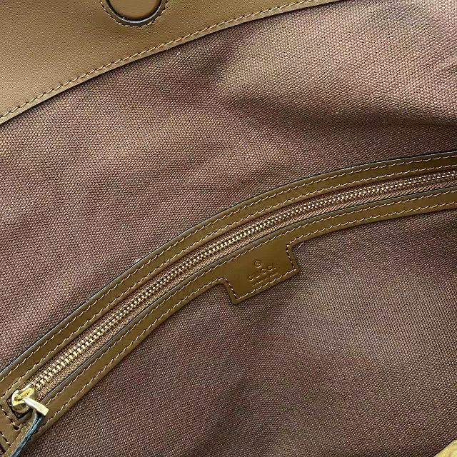 GG original suede calfskin beatrix large tote bag 850546 brown