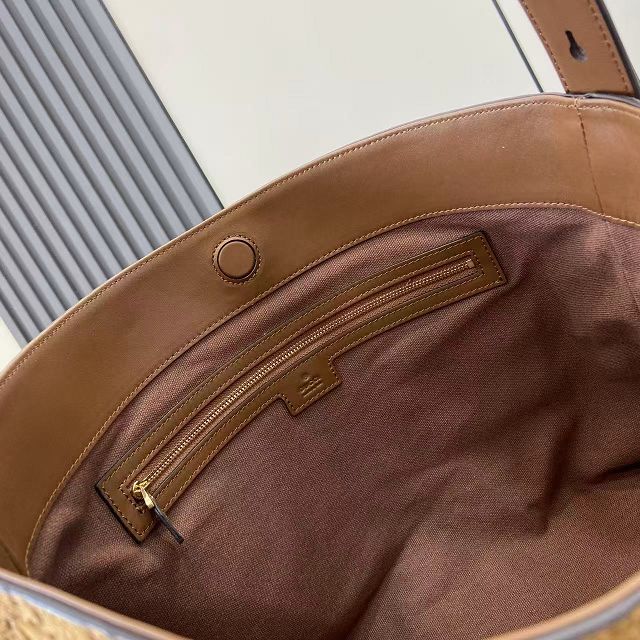 GG original suede calfskin beatrix medium tote bag 850926 brown