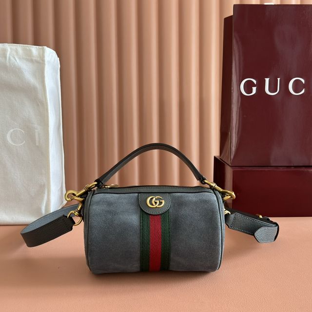 GG original suede ophidia mini bag 846869 grey