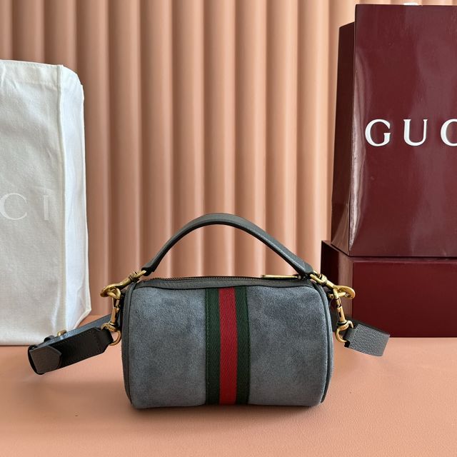 GG original suede ophidia mini bag 846869 grey