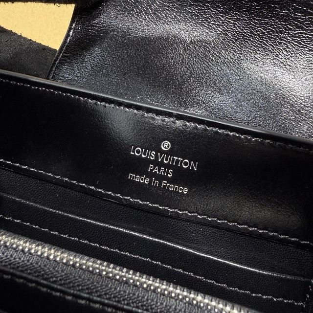 Louis vuitton original calfskin capucines east-west mini handbag M25473 black