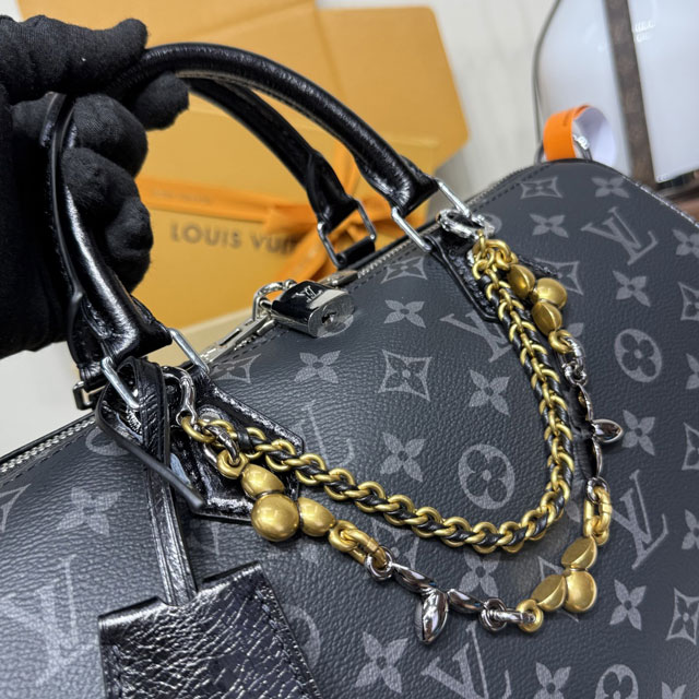 Louis vuitton original monogram eclipse speedy soft 30 M15102
