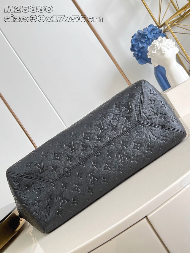 Louis vuitton original calfskin all in one mm handbag M25860 black