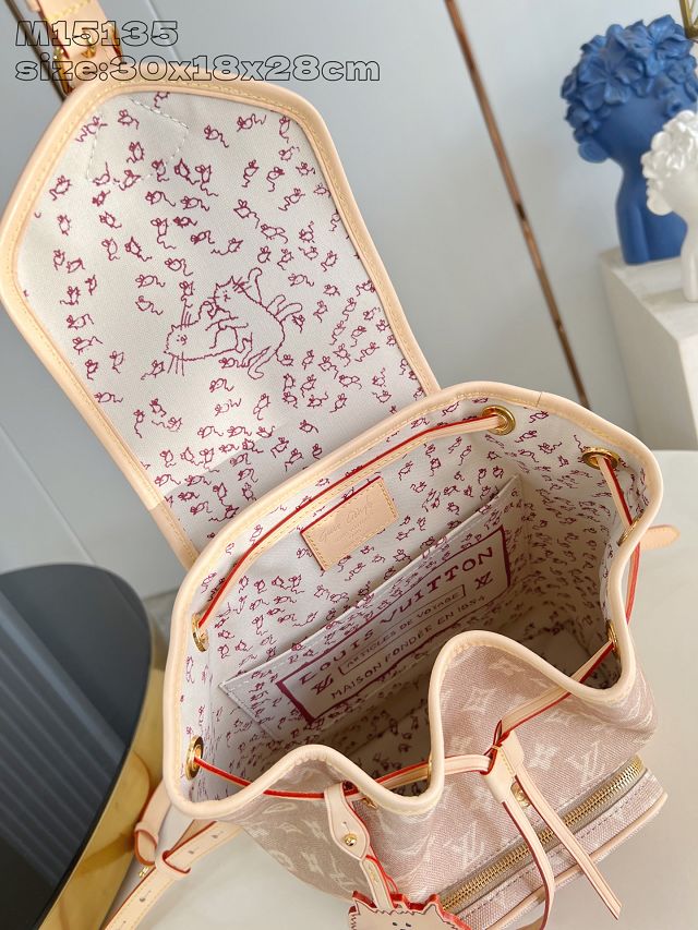 Louis vuitton original meowgram canvas montsouris backpack PM M15135