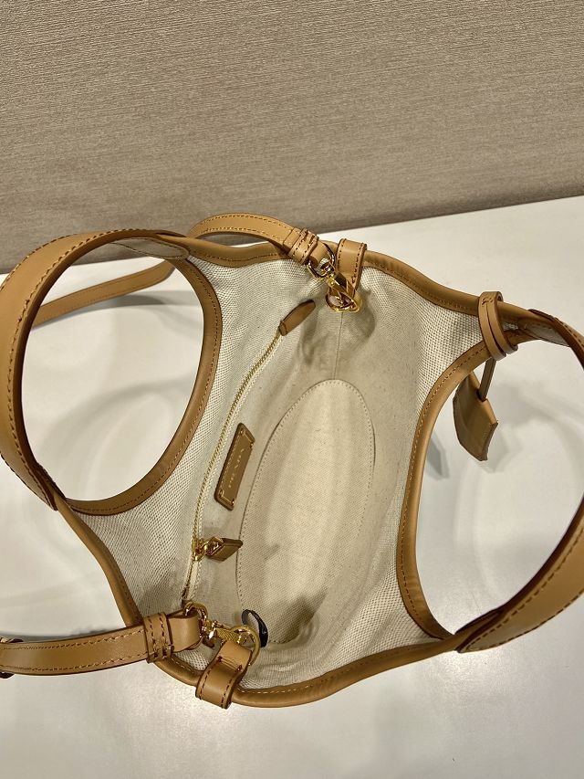 Prada original cotton tote handbag 1BG074 white