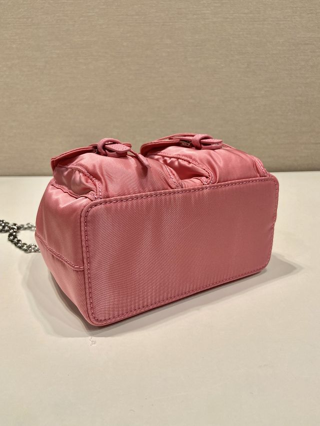 Prada original nylon mini backpack 1BH029 pink