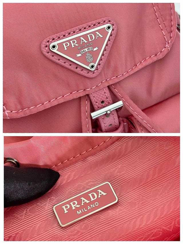 Prada original nylon mini backpack 1BH029 pink
