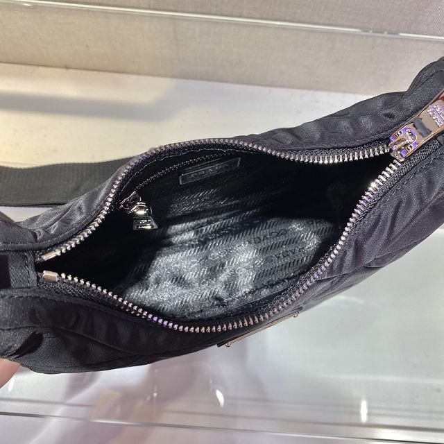 Prada original nylon small shoulder bag 1BC151 black