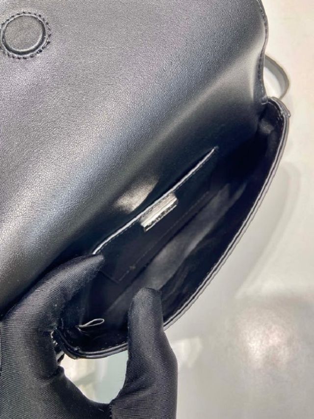 Prada original saffiano calfskin small shoulder bag 2VD061 white