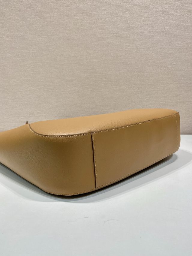 Prada original calfskin medium tote bag 1BG512 brown