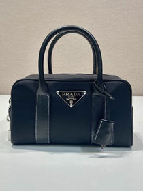 Prada original nylon small boston bag 1BG846 black