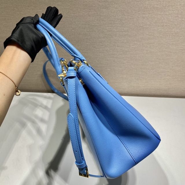 Prada original saffiano calfskin galleria large bag 1BA274 blue