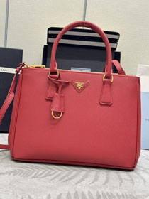 Prada original saffiano calfskin galleria large bag 1BA274 red