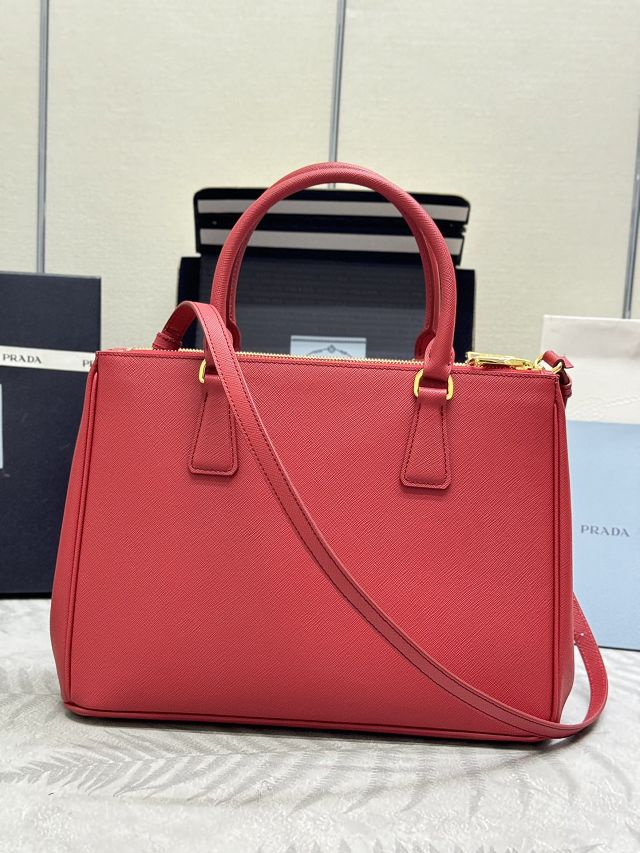 Prada original saffiano calfskin galleria large bag 1BA274 red