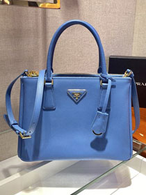 Prada original saffiano calfskin galleria medium bag 1BA863 blue
