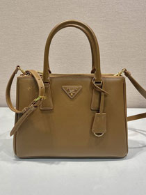 Prada original saffiano calfskin galleria medium bag 1BA863 brown