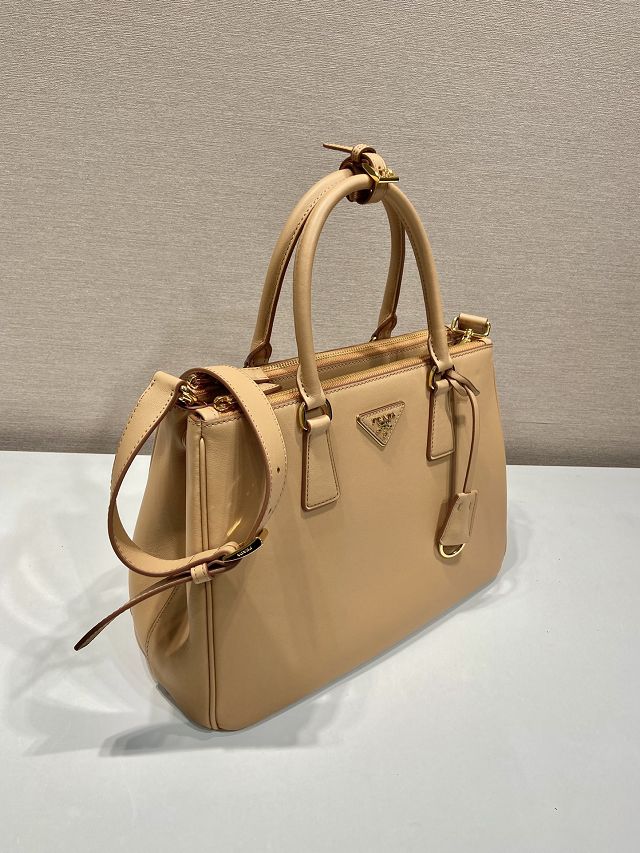 Prada original soft calfskin galleria large bag 1BA274 apricot