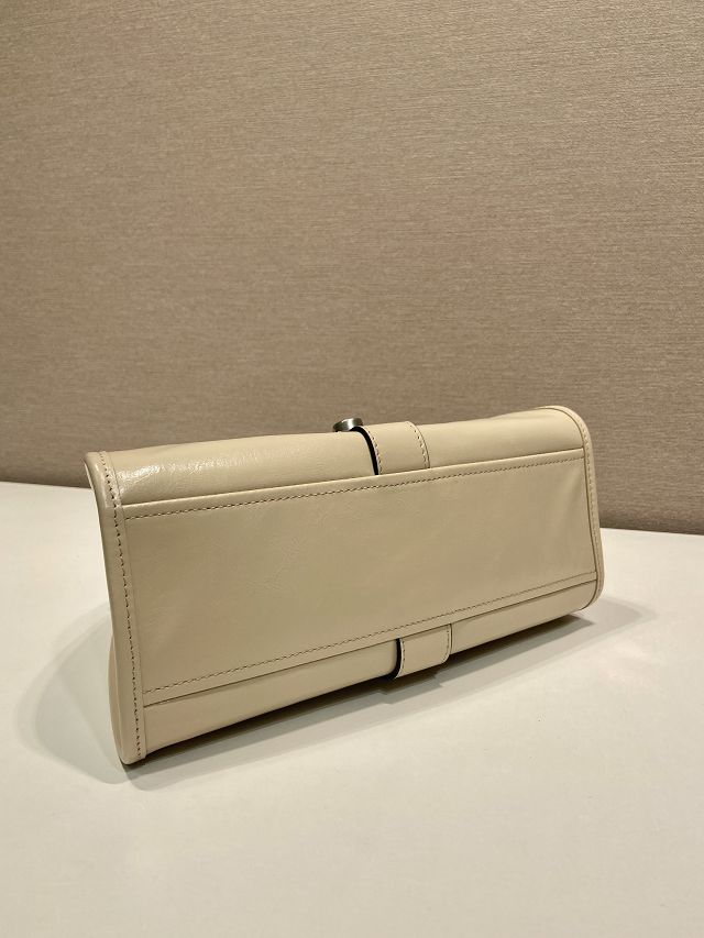 Prada original calfskin mini tote bag 1BG580 beige